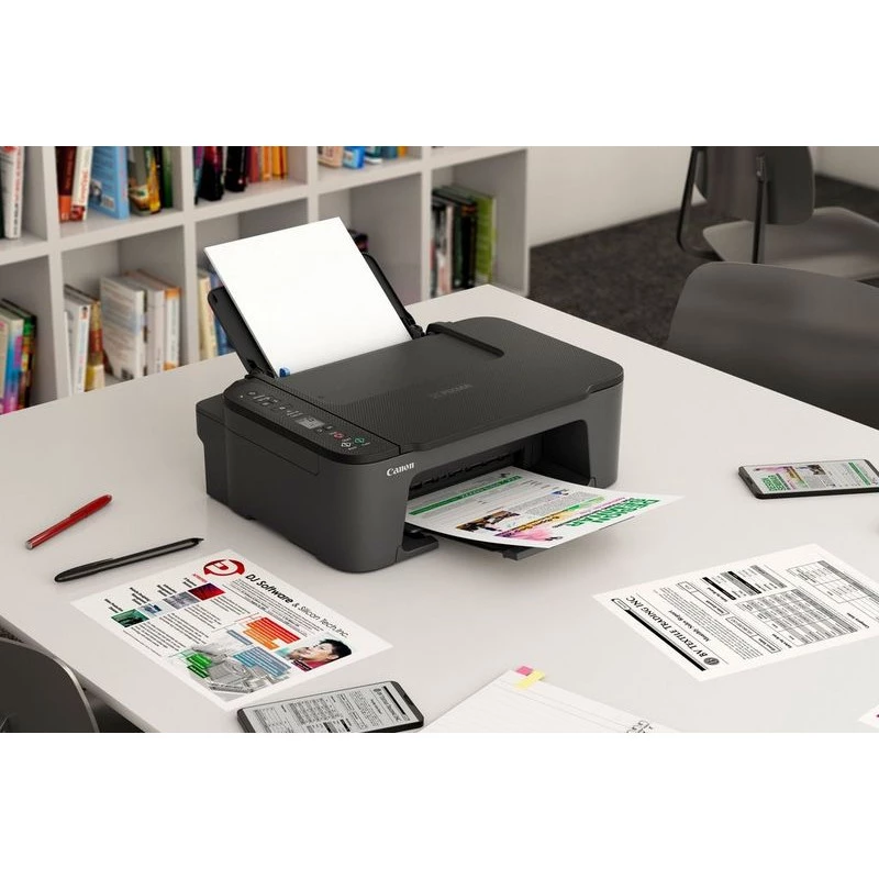 Pronetspace Product Image - IMPRIMANTE CANON PIXMA JET D'ENCRE COULEUR MULTIFONCTION 3 EN 1 / WIFI