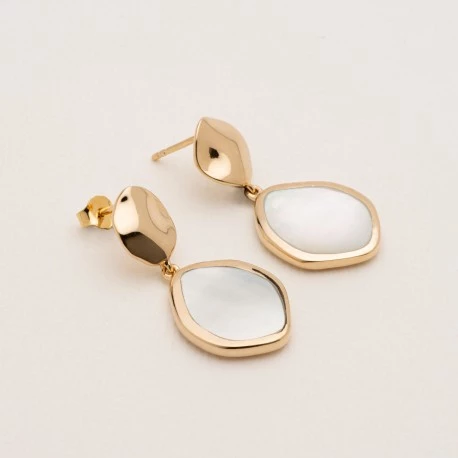 Pronetspace Product Image - Paire de boucles d'oreilles diamant doré