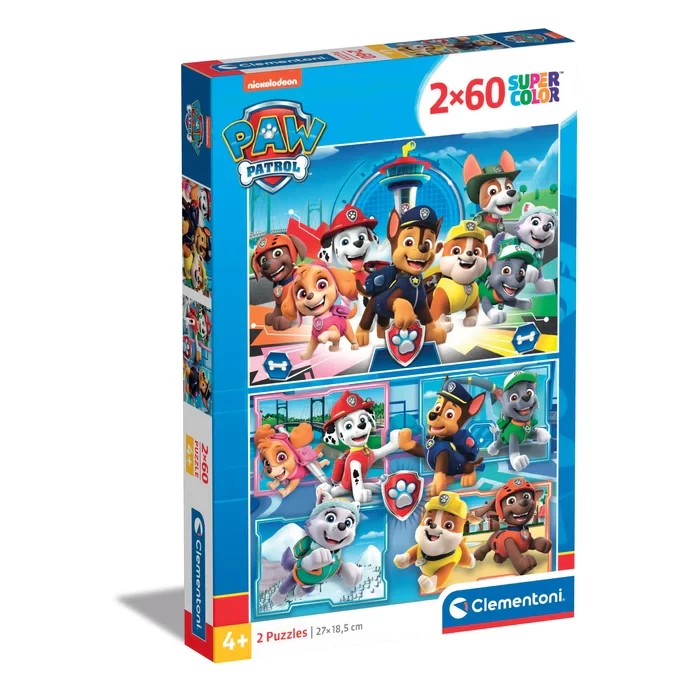 Pronetspace Product Image - PUZZLE CLEMENTONI PAT PATROUILLE 2X20PCES 3 ANS+