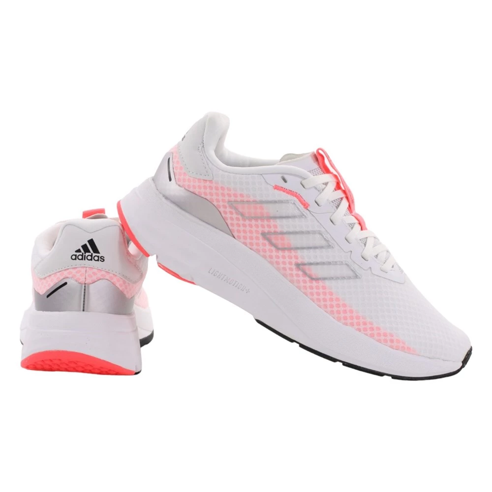Pronetspace Product Image - CHAUSSURES DE RUNNING FEMME ADIDAS SPEEDMOTION - blanche et orange