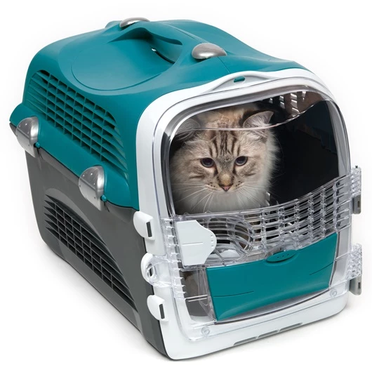 Pronetspace Product Image - Cage de transport multifonctionnelle Cabrio, turquoise – Catit