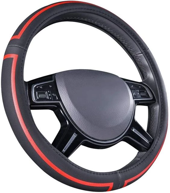 Pronetspace Product Image - Couvre Volant de Voiture en Cuir 