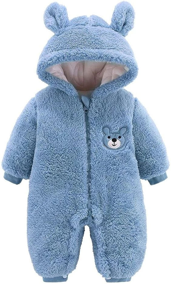 Pronetspace Product Image -  combinaison d'hiver à capuche pour bébés filles et garçons