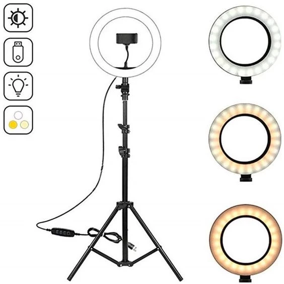 Pronetspace Product Image - Ring Light Avec Support Téléphone