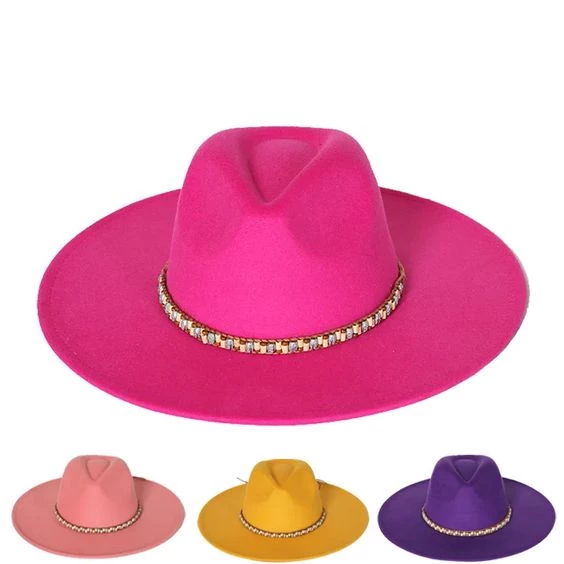 Pronetspace Product Image - chapeau de jazz classique solide
