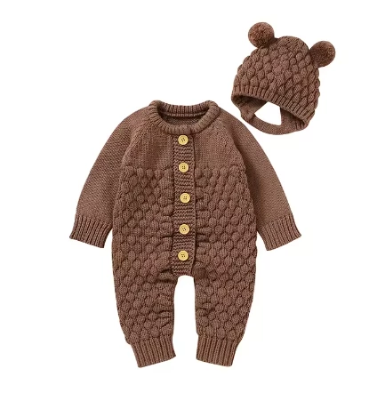 Pronetspace Product Image - Barboteuse à manches longues pour bébé