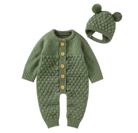 Pronetspace Product Image - Barboteuse à manches longues pour bébé