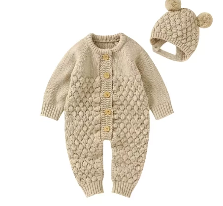 Pronetspace Product Image - Barboteuse à manches longues pour bébé