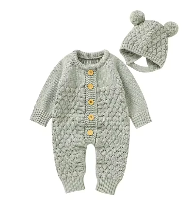 Pronetspace Product Image - Barboteuse à manches longues pour bébé