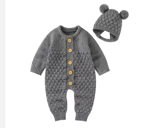 Pronetspace Product Image - Barboteuse à manches longues pour bébé
