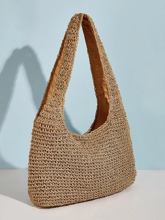 Pronetspace Product Image -  Sac de plage en paille de blé
