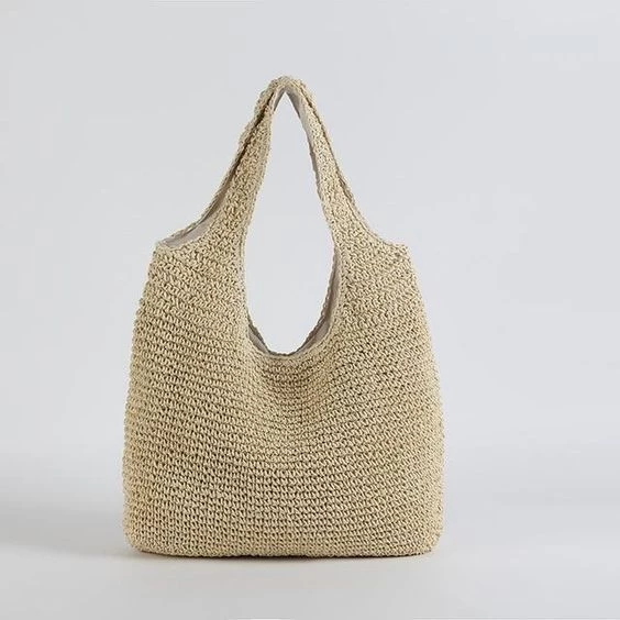 Pronetspace Product Image -  Sac de plage en paille de blé