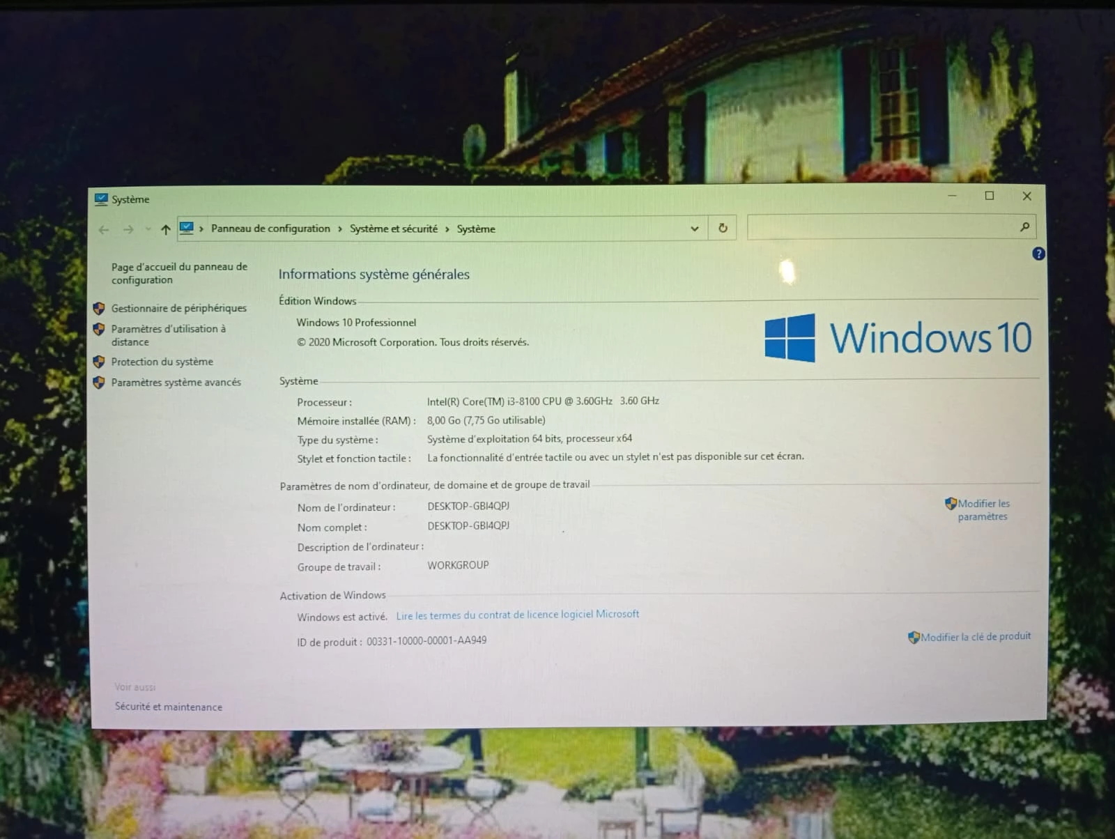 Pronetspace Product Image - PC COMPLET hp Prodesk  i3-8éme + écran 22 pousse