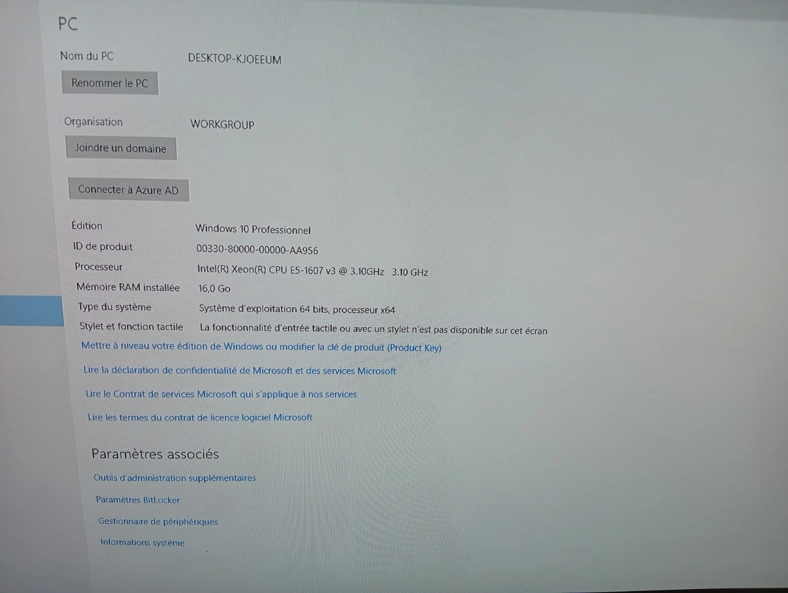 Pronetspace Product Image - PC Complet Workstation Dell Precision T5810 (Xeon / 16 Go RAM) + Écran Dell