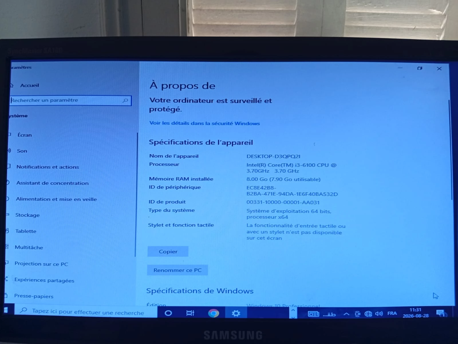 Pronetspace Product Image -  Pc Complet HP I3/6éme 