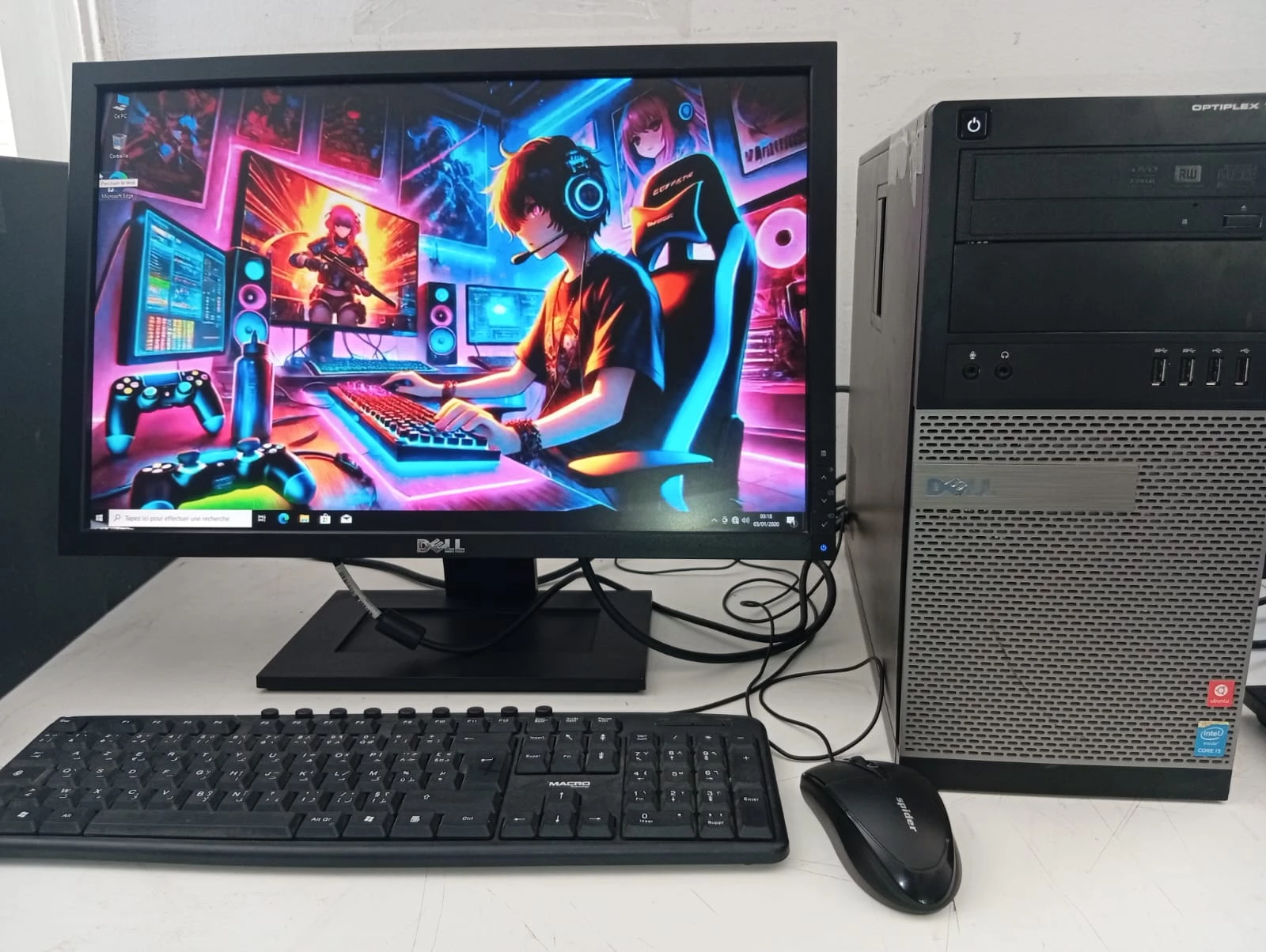 PC de Bureau Complet Dell OptiPlex - Core i5-4eme / 8 Go RAM + Écran Dell