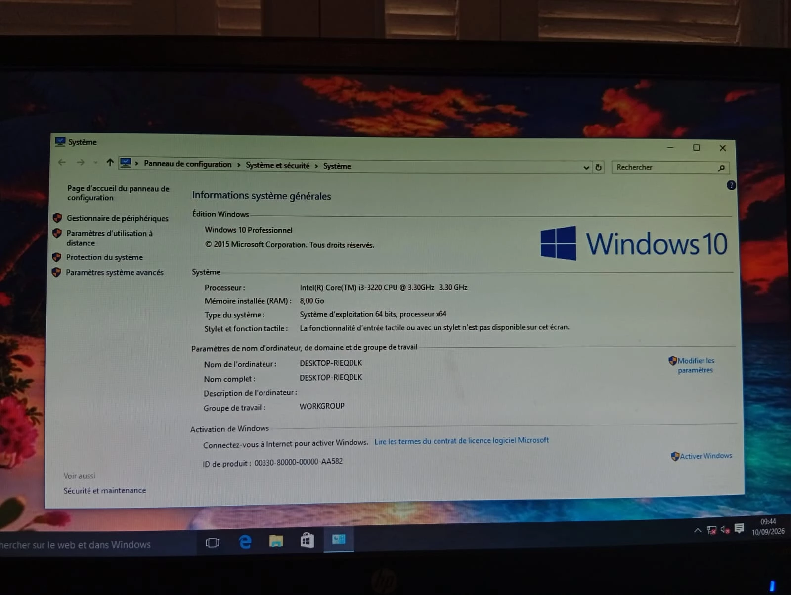 Pronetspace Product Image - PC COMPLET  ThinkCentre I3/3éme / Ram 8G / stockage 500G