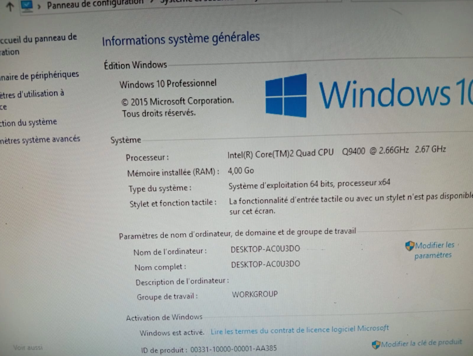 Pronetspace Product Image - BONNE AFFAIRE - PC DE BUREAU COMPLET ACER VERITON 